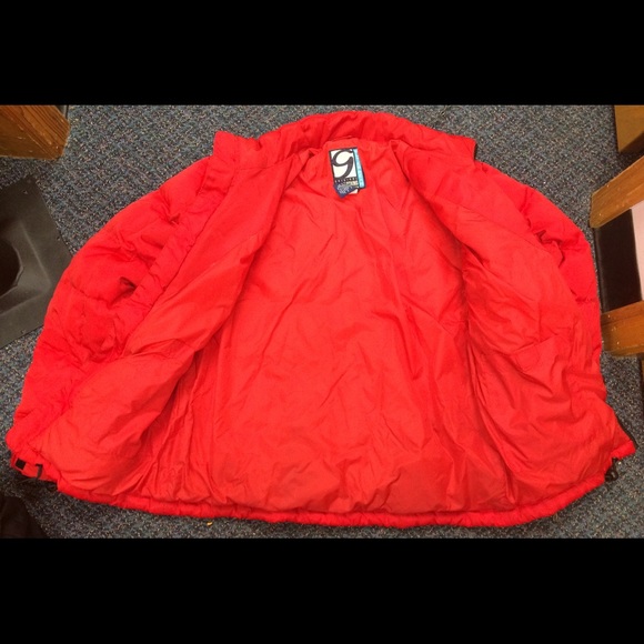 Men’s GAP Vtg Vintage Red Down Puffer size XS - Picture 2 of 8